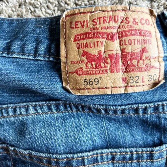 Men's Levis 569 Loose and Straight 32x30 - Picture 4 of 5